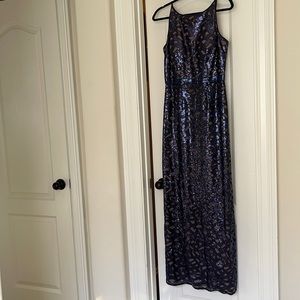 Formal dress with slit